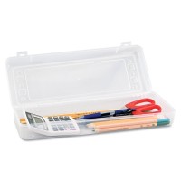 Advantus Stretch Art Box Storage Case Single Clear