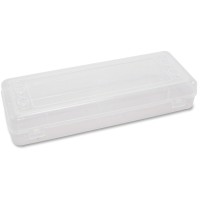 Advantus Stretch Art Box Storage Case Single Clear