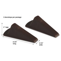 Giant Foot Doorstop 634 X 312 X 2 Brown 2Pack 00969