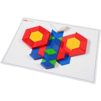 Wood Pattern Blocks Wactivity Cards Learning Activity