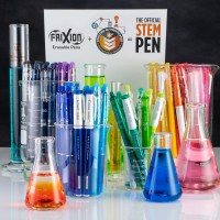 Pilot Frixion Point Erasable Refillable Gel Ink Pens Extra Fine Point 05 Mm Pack Of 3 Black Blue Red