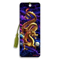 3D Dragon Royce Bookmark By Artgame Golden Dragon