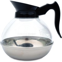 Coffee Pro Unbreakable 12cup Decanter Polycarbonate Stainless Steel Phenolic Plastic Body 1 Each