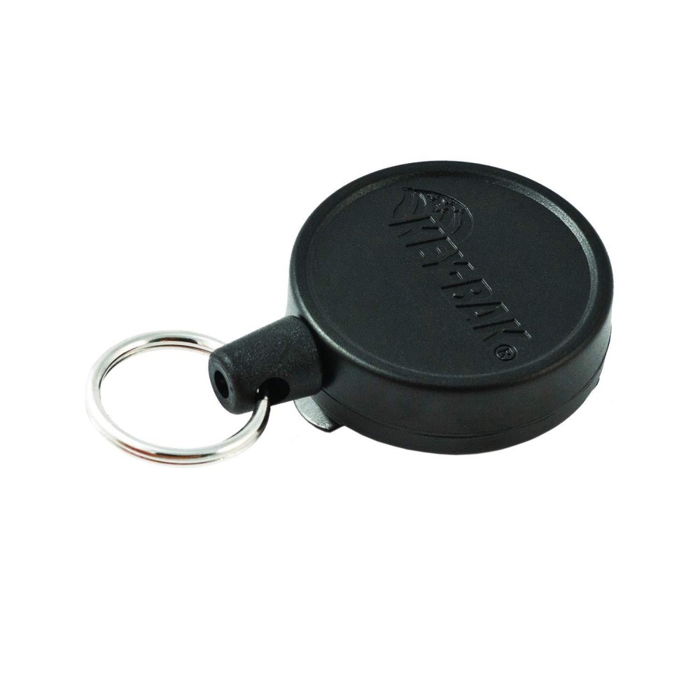 Keybak Mid6 Retractable Belt Key Holder With 36 Retractable Cord 6 Oz Retraction Steel Swivel Belt Clip 10 Keys