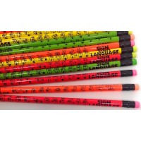 Musgrave Pencil Sign Language Pencils Number 2Hb Box Of 36 Colors Yellow Orange Green Pink