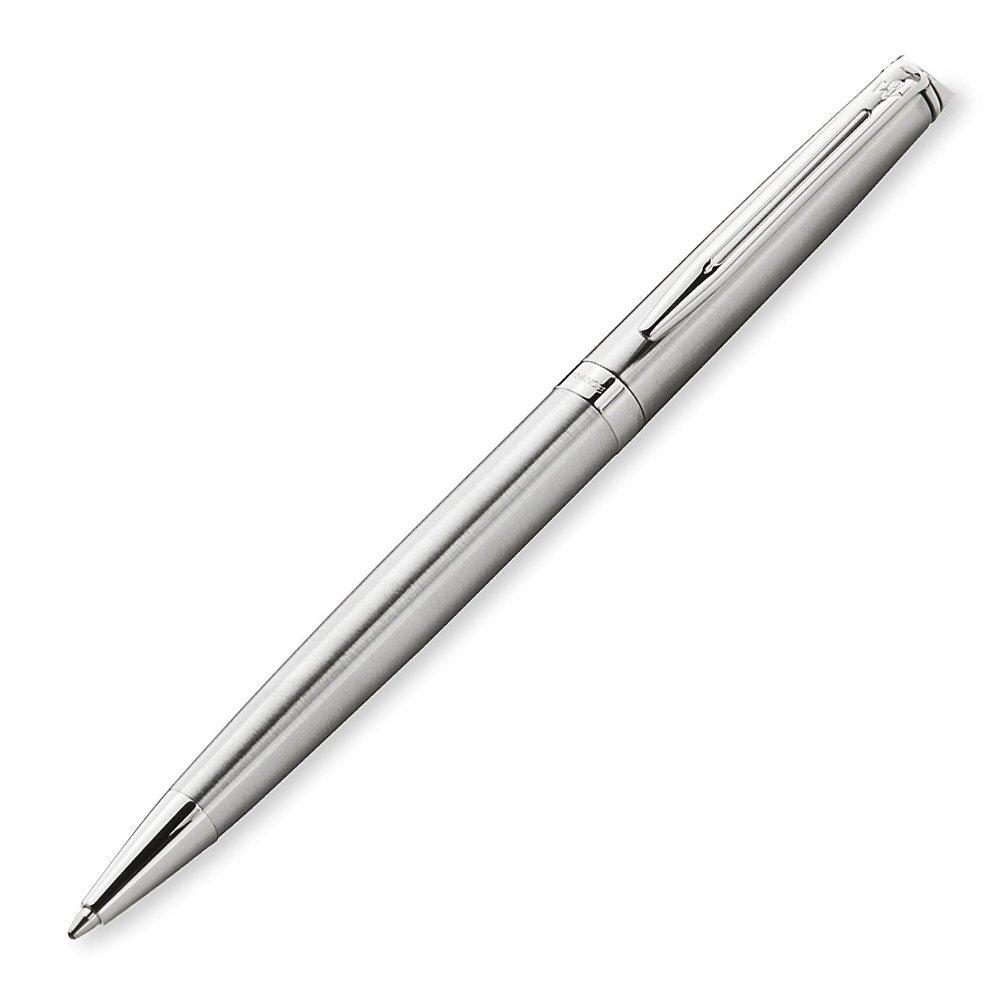 Waterman Hemisphere Stainless Steel Ct Chrome Trim Ballpoint Pen 1782288