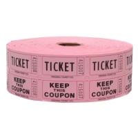 Indiana Ticket Co 2 000 Pink Raffle Tickets Double Roll Premium Quality 5050 Raffle Tickets Tickets For Events Carnivals D