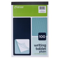 Top Flight Writing Tablet Unruled White 100 Sheets 4701024