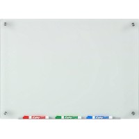 Audiovisual Direct Frosted Glass Dryerase Board Set 3 X 2 Includes Hardware Marker Tray Nonmagnetic