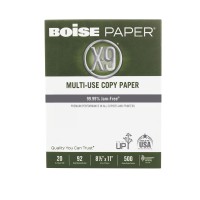 Boise X9 Multipurpose Paper 92 Bright 8 12 X 11 Letter Size 20 Lb 500 Sheets Ream