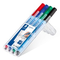 Staedtler Lumocolor Correctable Fine Point Pens 305Fwp4