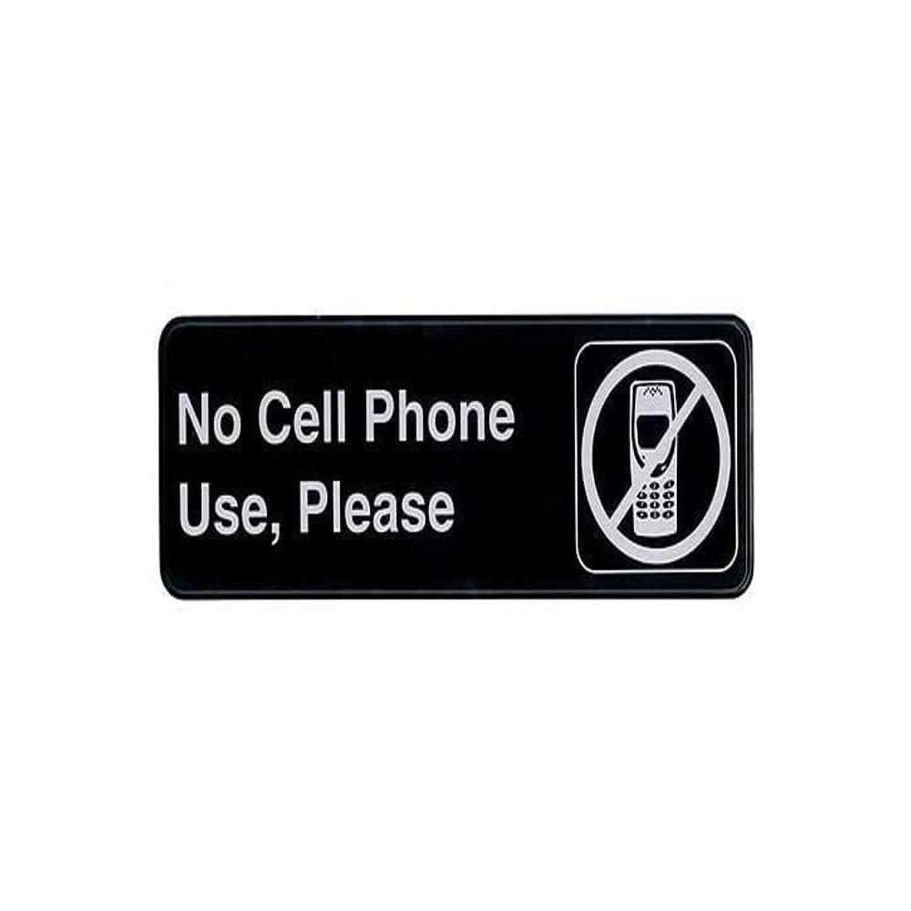 No Cell Phone Use Please Sign