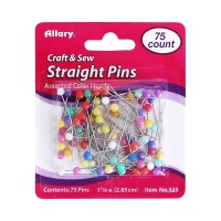 Allary Straight Pins 75Pkg Size 17