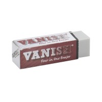 Acurit Vanish Four In One Art Eraser 1 Pack No Mess Pencil Eraser Replaces Hard Rubber Eraser Vinyl Kneaded Eraser