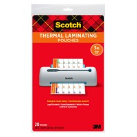 Scotch Thermal Laminating Pouches 89 X 144Inches Legal Size 20Pack Tp385520