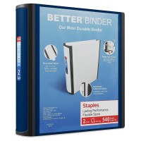 Staples Better Binder 2Inch Blue