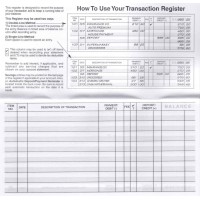 Checkbook Registers Made In The Usa For Personal Checkbook Checkbook Ledger Transaction Registers Log For Personal Or Busine