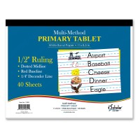 Ischolar Multimethod Primary Tablet5 Inch Ruling 40 Sheets 11 X 85 Inches 11803 Blue