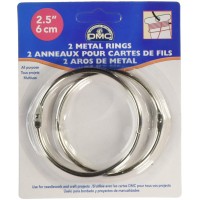 Dmc Metal Rings 25 2Pkg