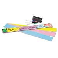 Pacon Dry Erase Sentence Strips 3 X 24 Inches Assorted Colors Pack Of 30