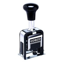 Coscoproducts Cosco Automatic Numbering Machine 6Digits 8 Modes Black Ink 026138