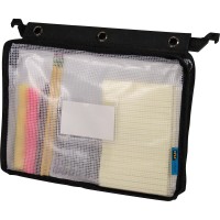 Advantus Expanding Zipper Pouch 13 X 925 Blackclear