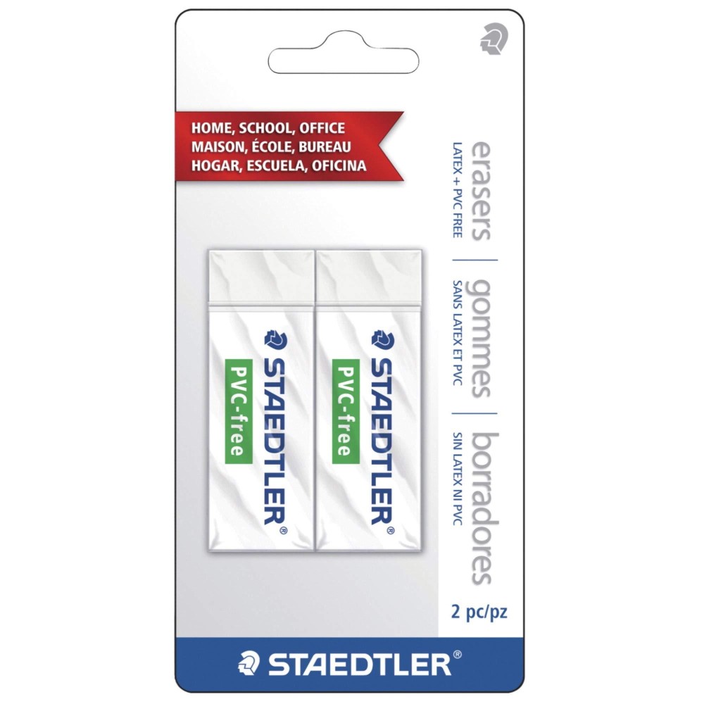 Staedtler Pvc Free Eraser 2Each 525B20Bk2 Green