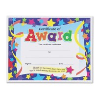 Trend Enterprises Certificate Award Star 30Pk