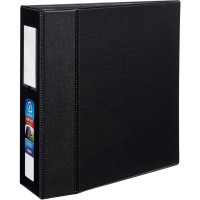 Averyreg Heavyduty Black 4 Binder 79994 Averyreg Heavyduty 3 Ring Binder With Label Holder 4 One Touch Ezdreg Rings