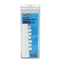 Reditag Rtg31010 Permanent Stick Writeon Index Tabs 416 Pack White 416 Tabs