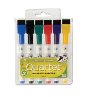 Quartet 51659312 Lowodor Rewritables Dry Erase Minimarker Set Fine Point Classic 6Set