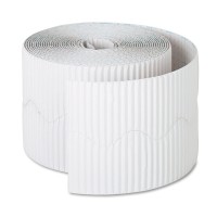 Pacon 37016 Bordette Decorative Border 2 14Inch X 50Ft Roll White