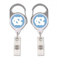 North Carolina Tar Heels Badge Holder Premium Retractable