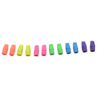 Westcott 14891 Pencil Eraser Toppers Assorted 12 Pack