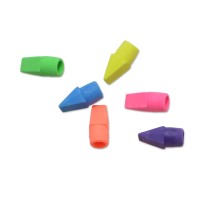 Westcott 14891 Pencil Eraser Toppers Assorted 12 Pack