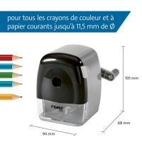 Durley Dahle Pencil Sharpener Type 133 Black Pencil Sharpener