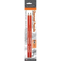 General Pencil 557Hbbp Generals Charcoal Pencil Hb 2 Each 2 Count Pack Of 1 Multicolor