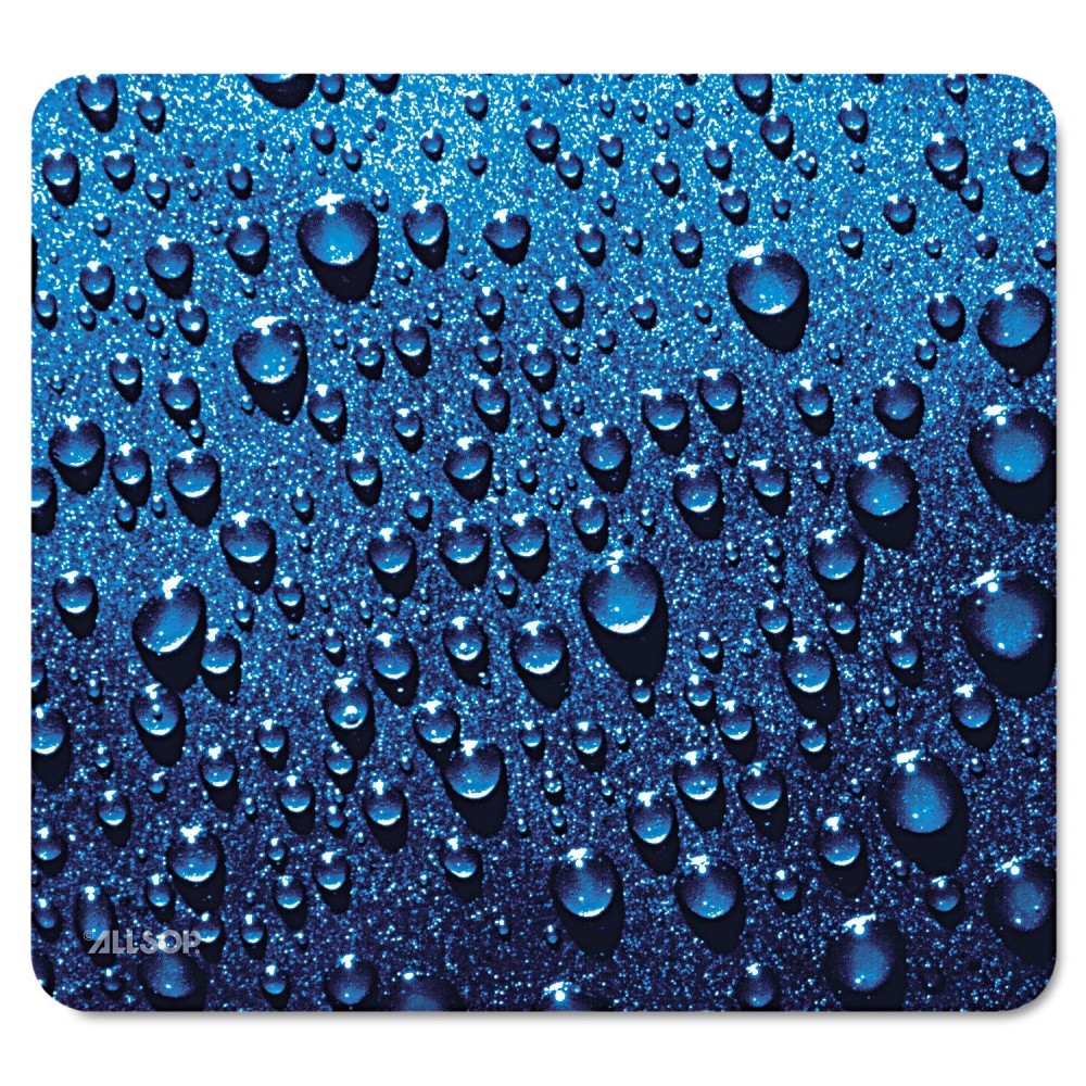 Allsop 30182 Naturesmart Mouse Pad Raindrops Design 8 12 X 8 X 110