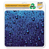 Allsop 30182 Naturesmart Mouse Pad Raindrops Design 8 12 X 8 X 110