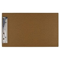 11X17 Clipboard Hardboard Panel Featuring A 8 Hinge Clip Brown