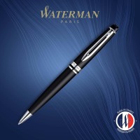 Waterman Expert Ballpoint Pen Matte Black Ct Medium Nib Blue Ink