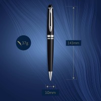 Waterman Expert Ballpoint Pen Matte Black Ct Medium Nib Blue Ink