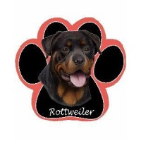 Rottweiler Dog Paw Nonslip Mousepad