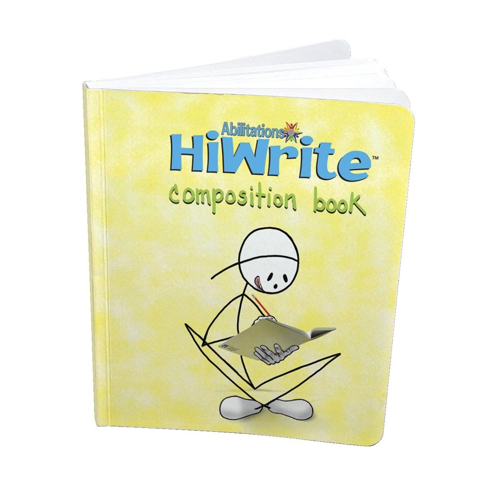 Abilitations 1330101 Hiwrite Composition Notebook 160 Pages80 Sheets Yellowwhite 912 In L X 712 In W