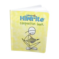 Abilitations 1330101 Hiwrite Composition Notebook 160 Pages80 Sheets Yellowwhite 912 In L X 712 In W