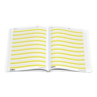 Abilitations 1330101 Hiwrite Composition Notebook 160 Pages80 Sheets Yellowwhite 912 In L X 712 In W