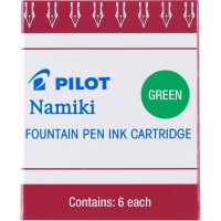 Pilot Namiki Ic50 Fountain Pen Ink Cartridges Green 6Pack 69003