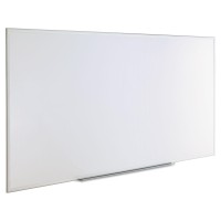 Universal Dry Erase Marker Board Melamine 96 X 48 Silver Aluminum Frame