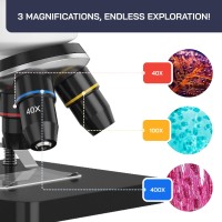 Omano Juniorscope Microscope For Kids Microscope Kit For Kids 8 For Science Microscope Experiments Kids Microscope Kit That