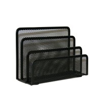 Design International Group Mesh Letter Sorter Black 28495